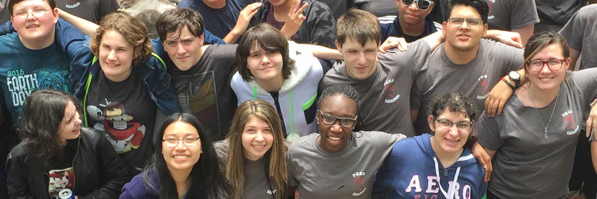 Group shot of nice kids with disabilities in NJ